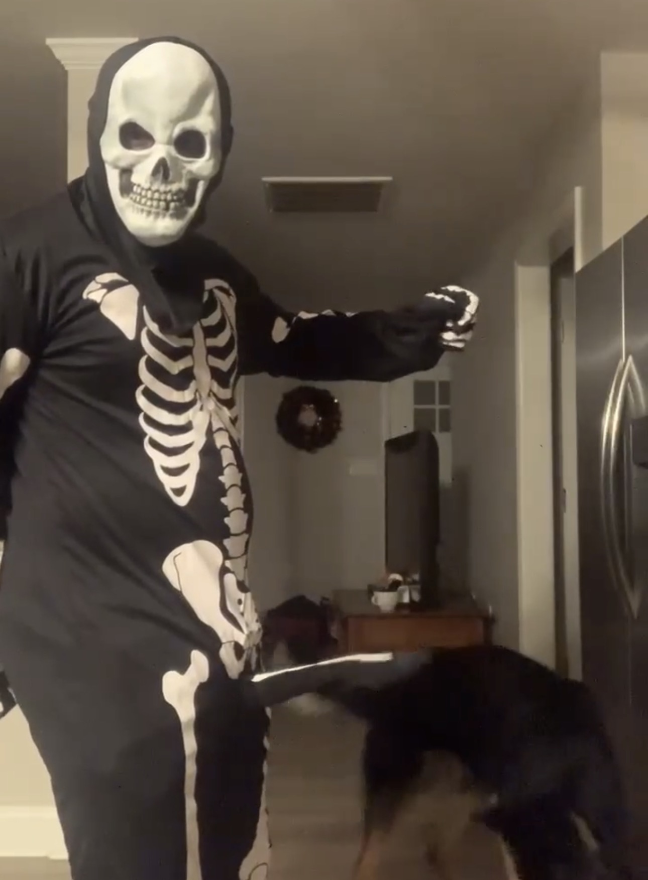 Skelebone handmade skeleton costume — detail